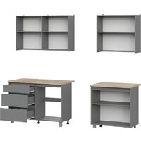 NN мебель Денвер 2.0м (графит серый/дуб сонома) Image #2