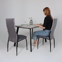 Мамадома Borg-120 раздвижной 120-160х80 (серый сланец/черный) Image #8