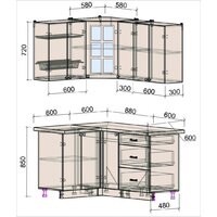 Интерлиния Мила Деко 1.2x1.5 (керамика/белый/опал светлый) Image #7