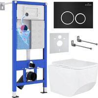 Roxen Boro One Rimless 6 в 1 StounFix Dual Fresh 507542 (кнопка: черный матовый)