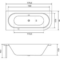 Lauter Bliss 180 L 21201081L (с ножками) Image #29