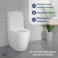 Унитаз напольный Lauter Vortex 2110022VF + гигиенический душ Sano 21LT1294GL - Превью изображения №5 — Интернет-Магазин TECNO.BY