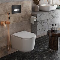 Roxen Simple Compact в комплекте с инсталляцией StounFix Dual Fresh 6 в 1 965318 (кнопка: черное стекло) Image #12