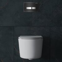 Roxen Simple Compact в комплекте с инсталляцией StounFix Dual Fresh 6 в 1 965318 (кнопка: черное стекло) Image #15