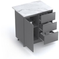 Артём-Мебель Мэри 800мм СН-114.232-р (серый графит) Image #2