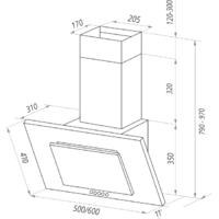 MAUNFELD Tower C 60 (нержавеющая сталь) Image #2
