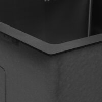 Кухонная мойка ARFEKA ECO AR 550*450 BLACK PVD NANO DECOR VOLCANIC ROCK - Превью изображения №7 — Интернет-Магазин TECNO.BY