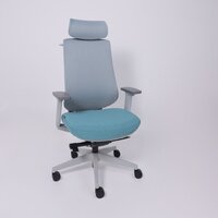 Офисное кресло AksHome Dynamic (светло-серый/бирюзовый/серый полиамид) - Превью изображения №2 — Интернет-Магазин TECNO.BY