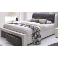 Halmar Cassandra S 200x160 (белый/черный)