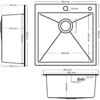Schtoff Best Premium Silver 6050 + коландер KR-1 GREY + дозатор SD-1 GREY Image #5