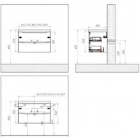 BelBagno Тумба под умывальник Etna-1000-2C-SO-BL-P (bianco lucido) Image #3