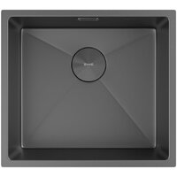 Кухонная мойка ZorG Zerox 49 U / IF Zurinox PVD Gunblack - Превью изображения №3 — Интернет-Магазин TECNO.BY