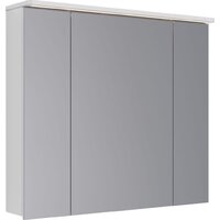 Lemark Шкаф с зеркалом для ванной Zenon 90x80 LM90ZS-Z (белый глянец)