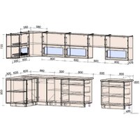 Интерлиния Мила Матте 1.5x3.6 Б левая (индиго/индиго глянец/кастилло темный) Image #4