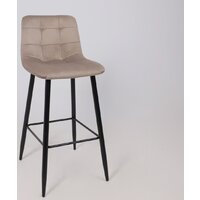 AksHome Stella барный (бежевый велюр HLR08/черный) Image #16