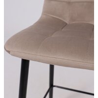 AksHome Stella барный (бежевый велюр HLR08/черный) Image #11