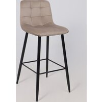 AksHome Stella барный (бежевый велюр HLR08/черный) Image #4