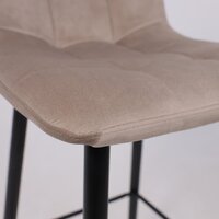 AksHome Stella барный (бежевый велюр HLR08/черный) Image #7