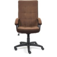 Офисное кресло TetChair Trendy (флок/ткань, коричневый) - Превью изображения №2 — Интернет-Магазин TECNO.BY
