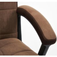 Офисное кресло TetChair Trendy (флок/ткань, коричневый) - Превью изображения №9 — Интернет-Магазин TECNO.BY