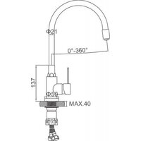 Смеситель Wisent W740333Y-2 - Превью изображения №8 — Интернет-Магазин TECNO.BY