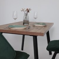 Мамадома Borg-120 раздвижной 120-160х80 (дуб веллингтон/черный) Image #5