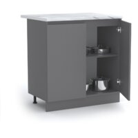 Артём-Мебель Мэри 800мм СН-114.231 (серый графит) Image #2