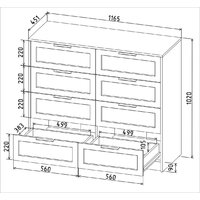Интерлиния Концепт Тренд КТ-К117 (дуб золотой/индиго) Image #5