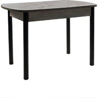 ВВР Прямоугольный раздвижной (пластиковый Лавант/бетон серый/черный прямой 110-150/70)