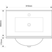 ЗОВ Тумба с умывальником Парма 90 P90LWP0MWMC1B-OL90 (белый матовый) Image #5