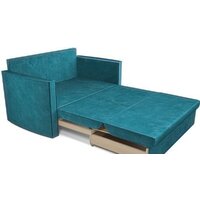 Мебель-АРС Санта №2 (бархат сине-зеленый Star Velvet 43 Black Green) Image #7