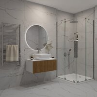  ЗОВ Тумба под умывальник Кито 80 K80LW0MRMC-LDSPW (белый/тростник) - Превью изображения №6 — Интернет-Магазин TECNO.BY