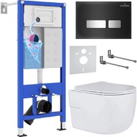 Roxen Porto One Rimless 6 в 1 StounFix Dual Fresh 646666 (чёрное стекло) Image #1