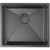 Кухонная мойка ZorG Zerox 49 U / IF PVD Gunblack - Превью изображения №3 — Интернет-Магазин TECNO.BY