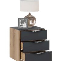 Трия Глосс ТД-319.03.02 (яблоня беллуно/стекло графит матовый) Image #3