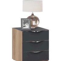 Трия Глосс ТД-319.03.02 (яблоня беллуно/стекло графит матовый)