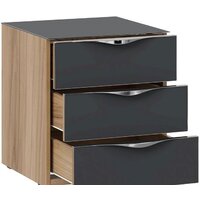 Трия Глосс ТД-319.03.02 (яблоня беллуно/стекло графит матовый) Image #5