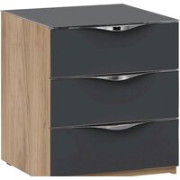 Трия Глосс ТД-319.03.02 (яблоня беллуно/стекло графит матовый) Image #4