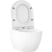 Wellsee Chalice Perfection RimFree 182607001 (чаша, пневмокрышка, глянцевый белый) Image #2