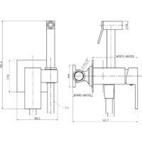 Унитаз напольный Lauter W236 2110236 + гигиенический душ Rinse 21GN4052BM - Превью изображения №29 — Интернет-Магазин TECNO.BY