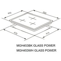 Варочная панель Meferi MGH453BK Glass Power - Превью изображения №17 — Интернет-Магазин TECNO.BY