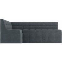 Мебель-АРС Атлантис левый 212x84x135 (велюр серо-синий HB-178 26) Image #2