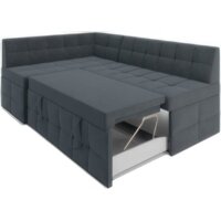 Мебель-АРС Атлантис левый 212x84x135 (велюр серо-синий HB-178 26) Image #6