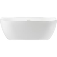 Wellsee Belle Spa 3.0 170x80 235901002 (пристенная ванна белый глянец, экран, ножки, сифон-автомат глянцевый белый)