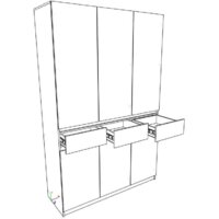 ЭлиГард Locarno 3 (дуб натуральный/белый) Image #4