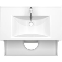 ЗОВ Тумба с умывальником Дион 100 D100LWP0M9003MKV5-OL100 (белый матовый) Image #2