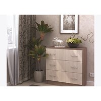 Стендмебель Бася КМ-551-М 3 ящика (ясень шимо светлый-ясень шимо темный) Image #2