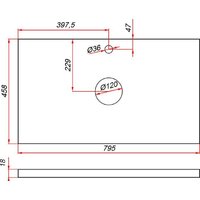  ЗОВ Тумба под умывальник Кито 80 K80LA0MWMC-LDSPA (аттик/белый матовый) - Превью изображения №7 — Интернет-Магазин TECNO.BY