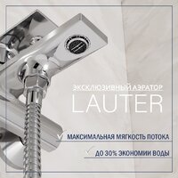 Смеситель Lauter Reef 21CK6678C с лейкой Living Daisy 21S10167 - Превью изображения №4 — Интернет-Магазин TECNO.BY