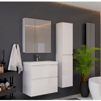 Lemark Шкаф с зеркалом Universal 70 LM70ZS-U (белый глянец) Image #6